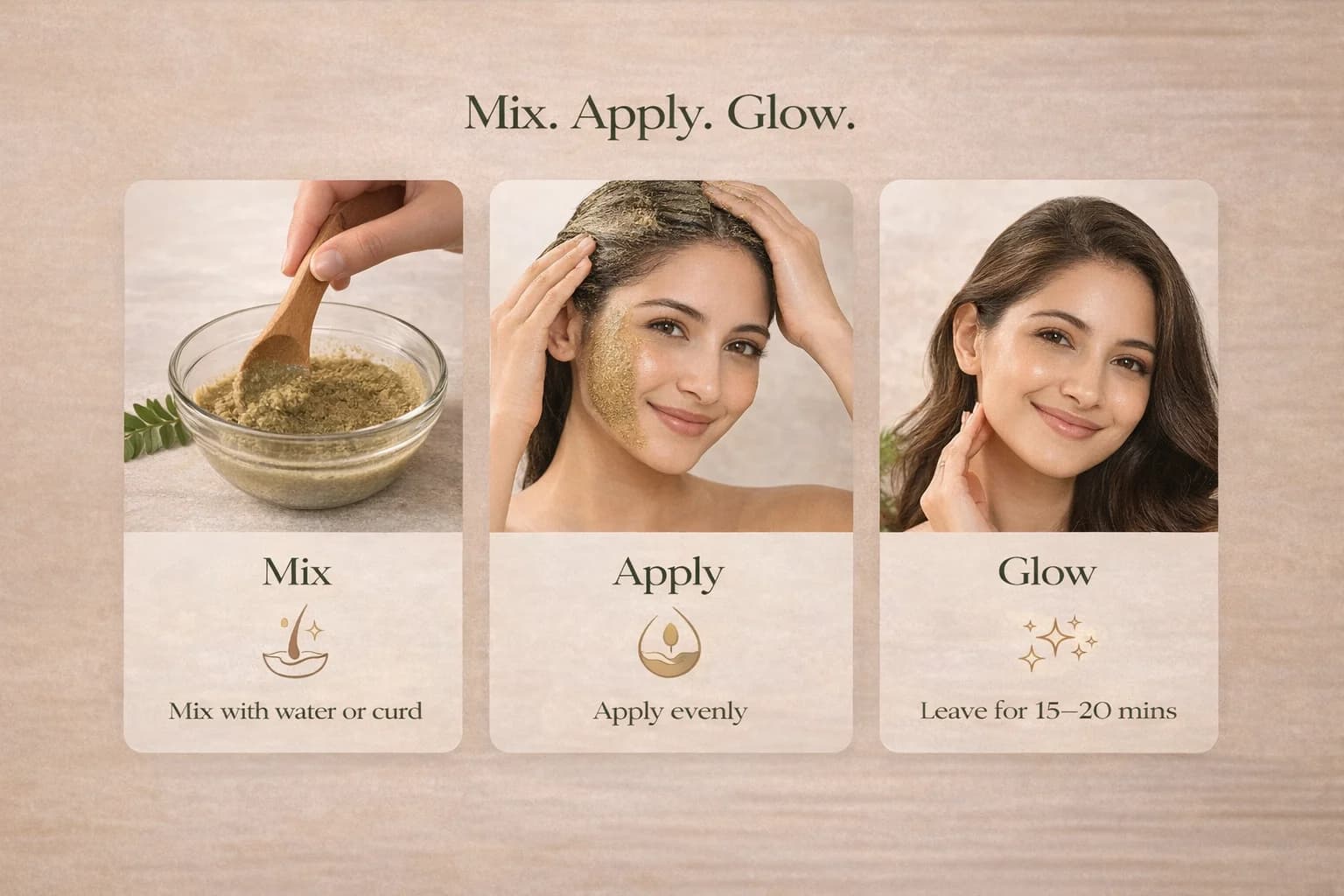 How to use Aamla Powder — mixing and application guide