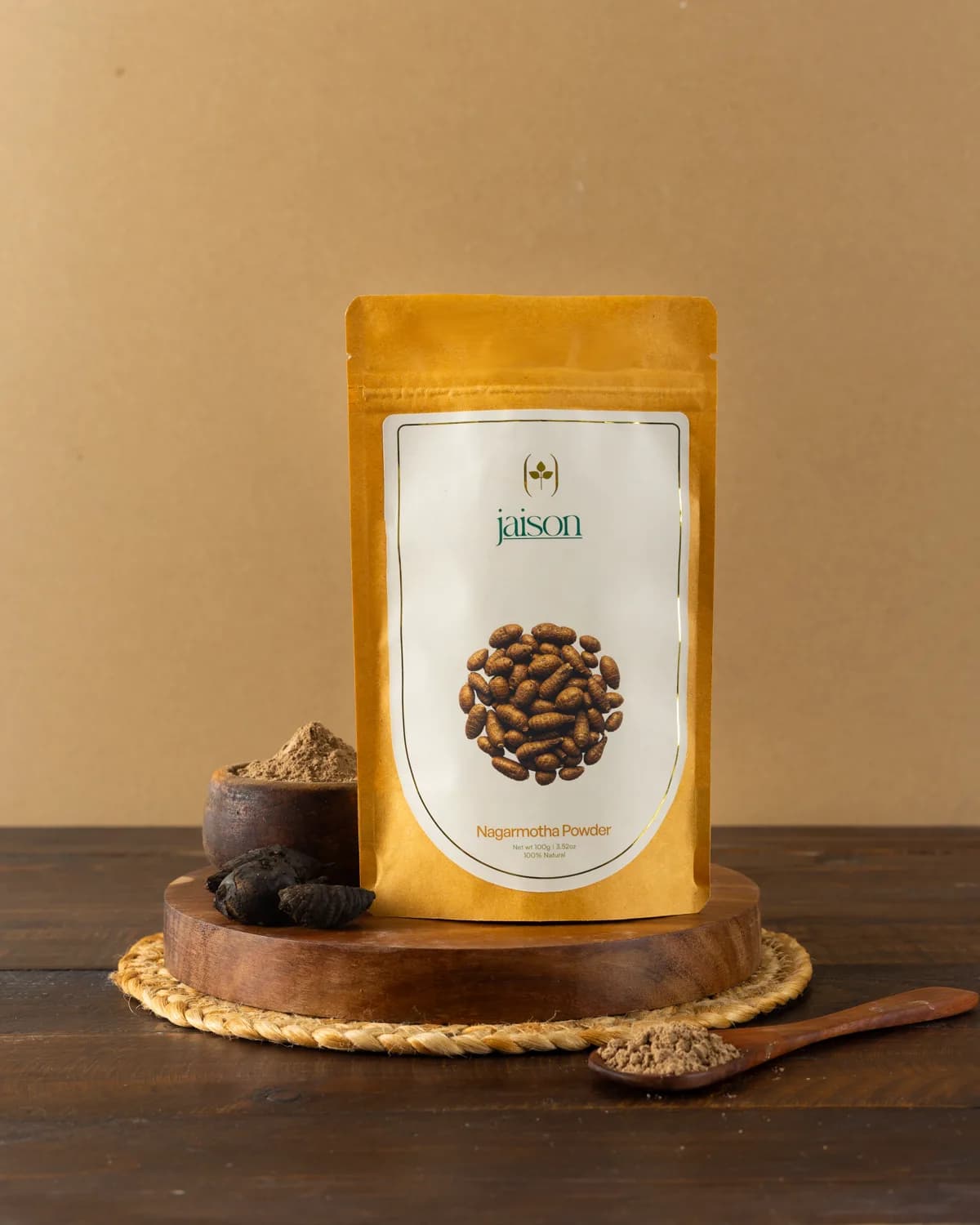 Nagarmotha Powder — Skin Care herbal powder by Jaison Herbals, 100g pack
