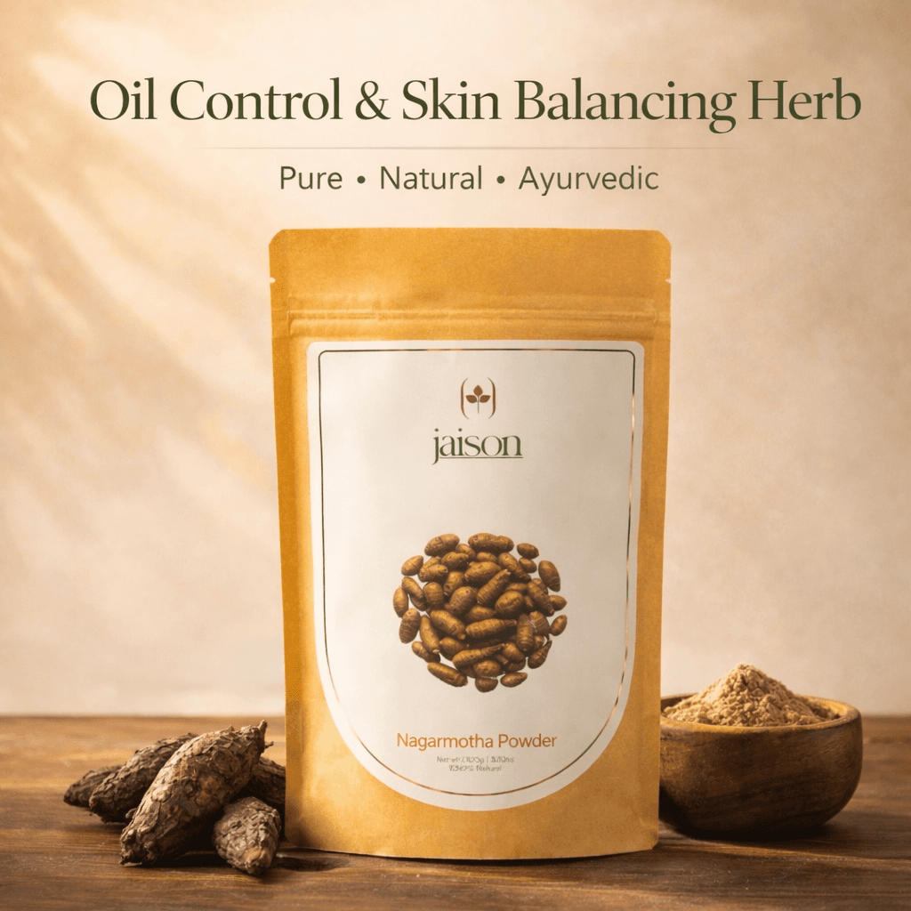 Nagarmotha Powder — hero product shot by Jaison Herbals