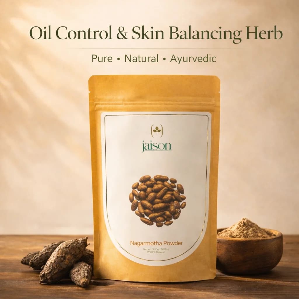 Nagarmotha Powder — hero product shot by Jaison Skincare