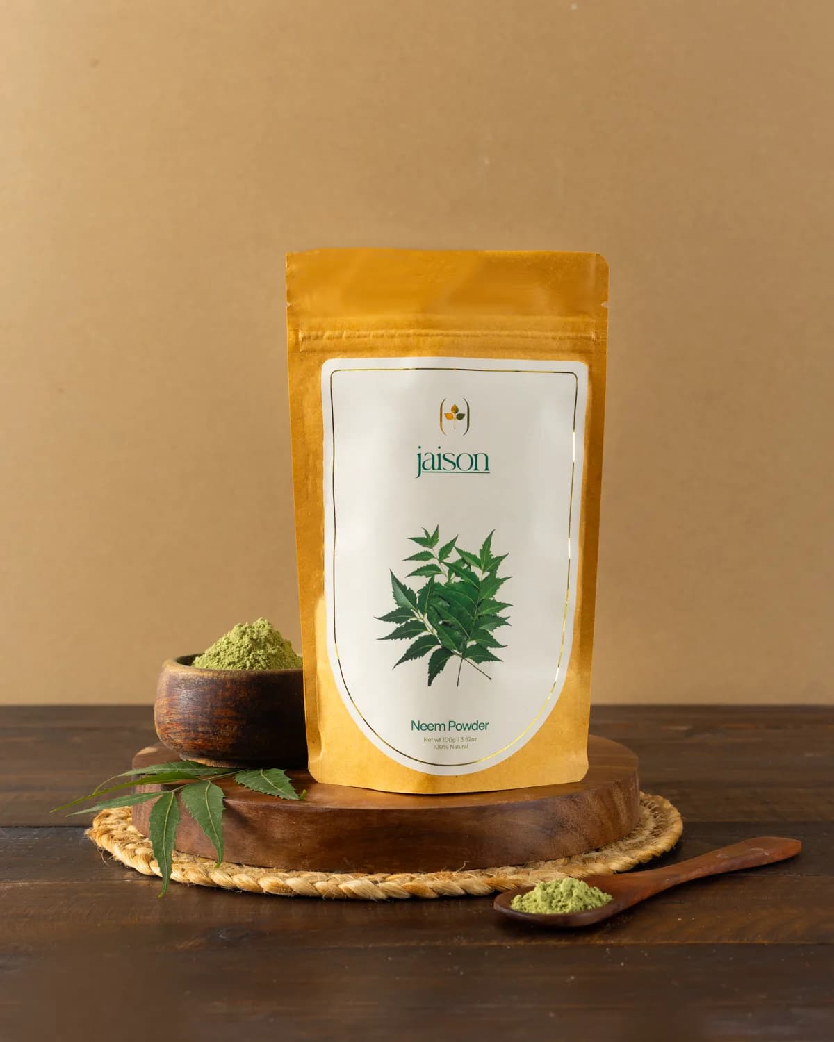 Neem Powder — 100% natural Ayurvedic skin care powder | Jaison Herbals