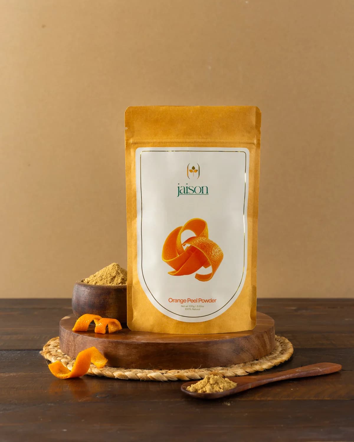 Orange Peel Powder — 100% natural Ayurvedic skin care powder | Jaison Herbals