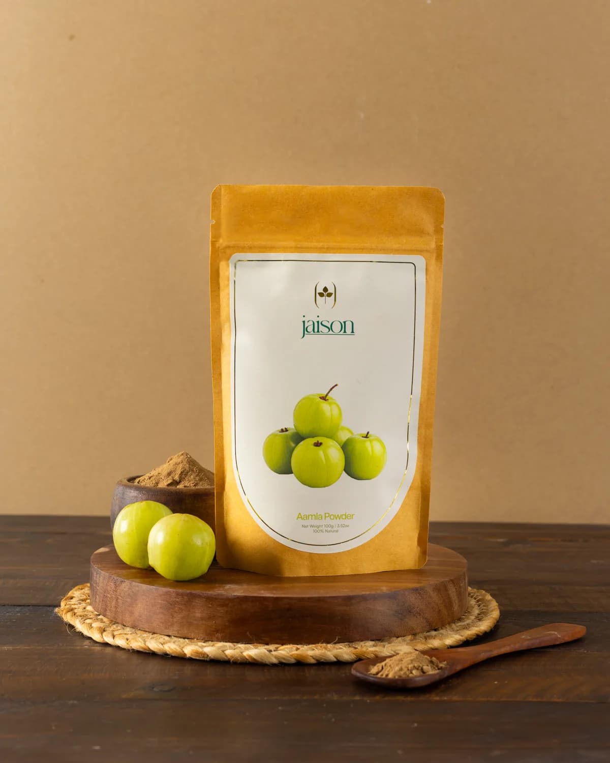 Aamla Powder — Hair Care herbal powder by Jaison Herbals, 100g pack
