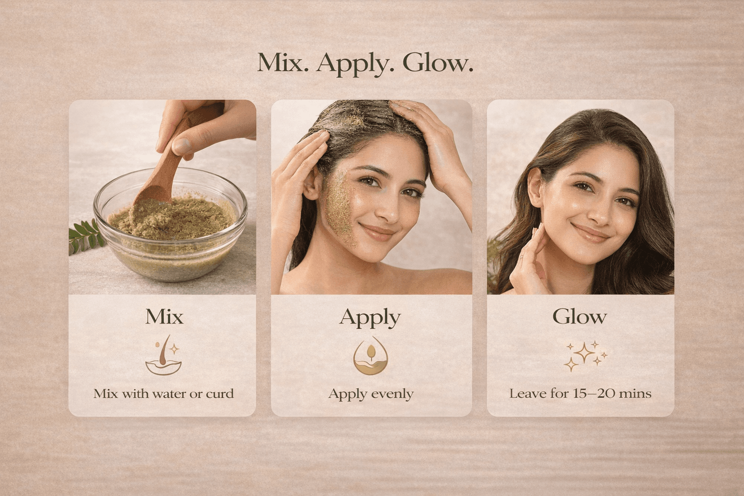 How to use Aamla Powder — mixing and application guide