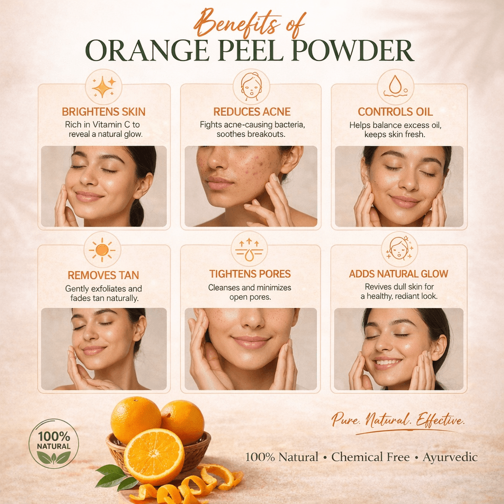 Orange Peel Powder — key skin and hair benefits