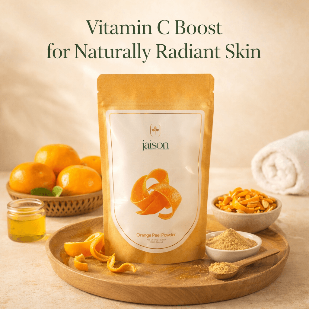 Orange Peel Powder — hero product shot by Jaison Herbals