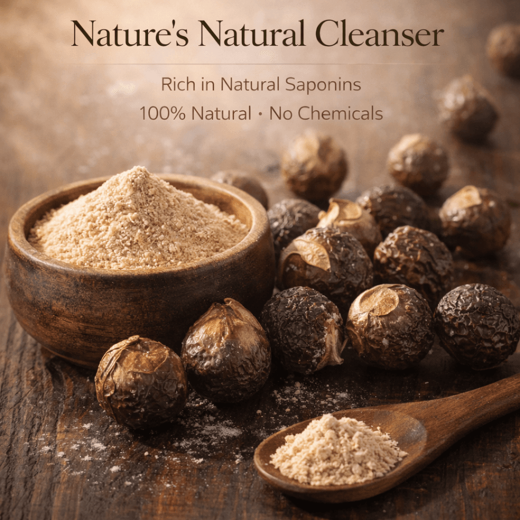 Reetha Powder — hero product shot by Jaison Herbals