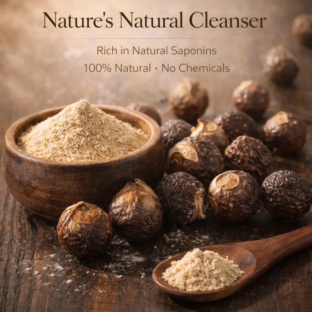 Reetha Powder — hero product shot by Jaison Skincare