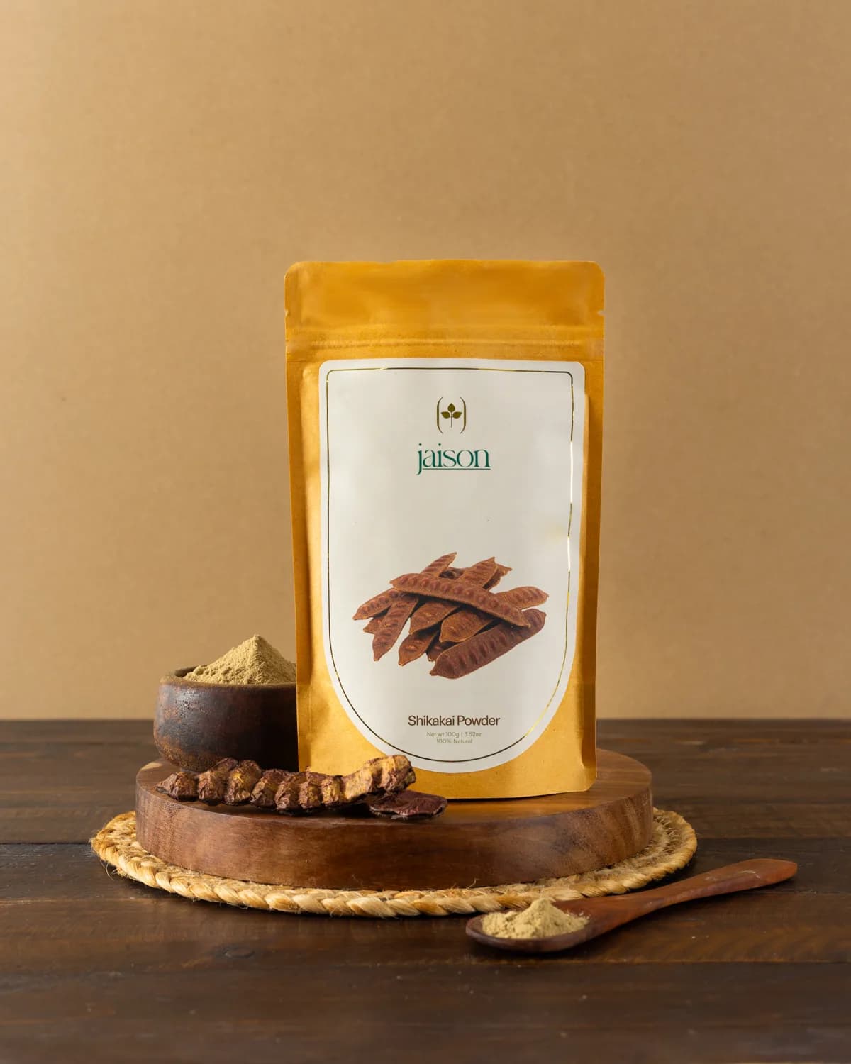 Shikakai Powder — 100% natural Ayurvedic hair care powder | Jaison Herbals